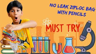 Oddly satisfying | MUST TRY | bag with holes but water does not leak | amazing science experiment
