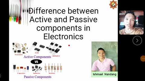 Difference between passive and Active components in electronics
