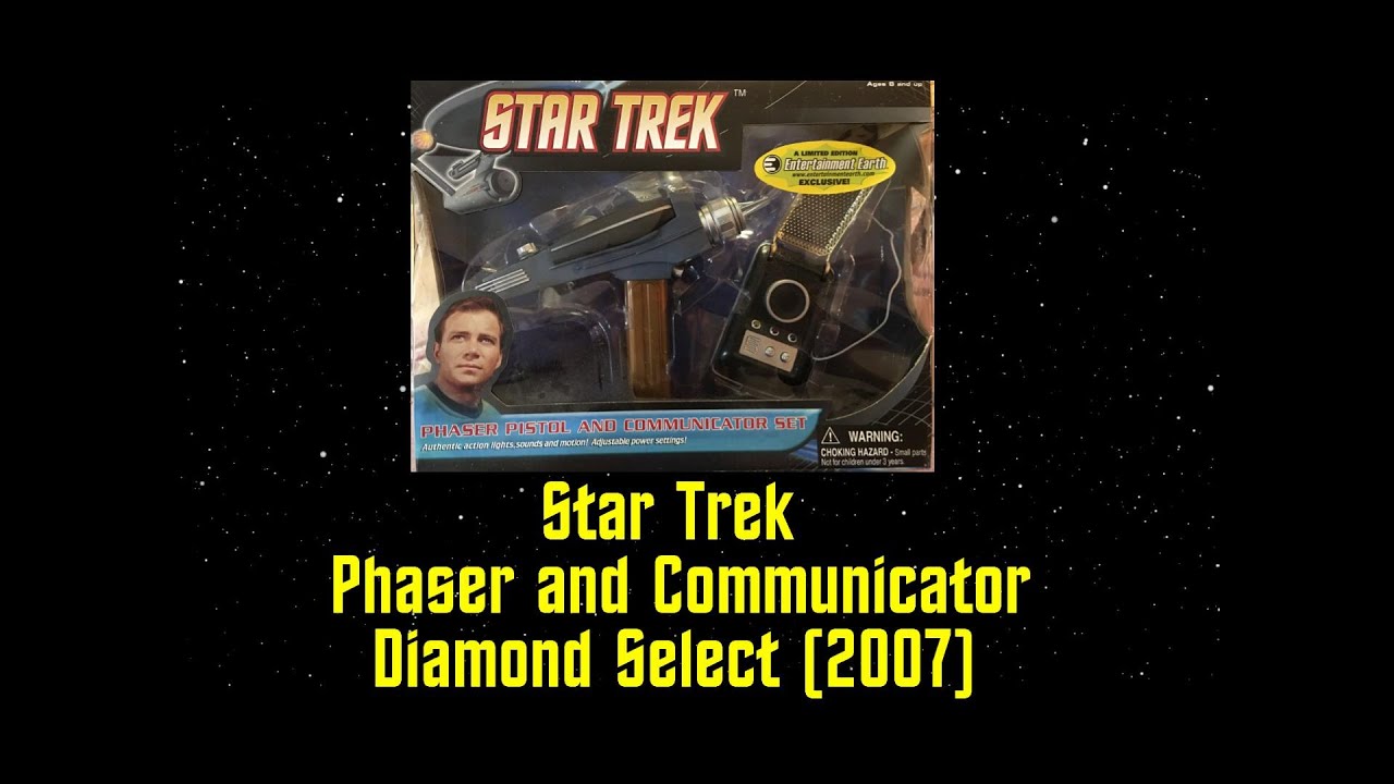 Diamond Select Star Trek Hand Phaser and Communicator - YouTube