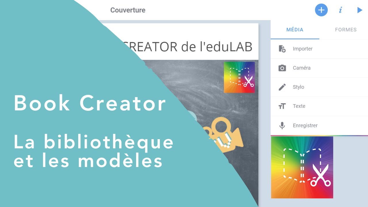 Tutoriel Book Creator 2 : la bibliothèque et les modèles - YouTube