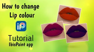 How to change Lip colour on ibis paint app | Lip colour change tutorial | Mrrtist | Ibis paint | screenshot 2