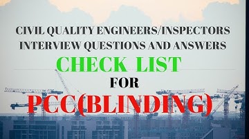 PART-7|CIVIL QUALITY ENGINEER/INSPECTOR INTERVIEW QUESTIONS AND ANSWERS (Q 52) |BY NA STUDY