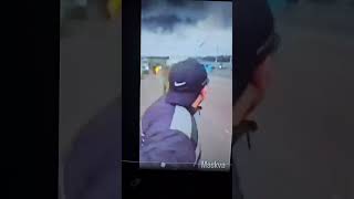 Russians use manpad missile and friendly fire isn't friendly! Took out thier own oilgiant explosion
