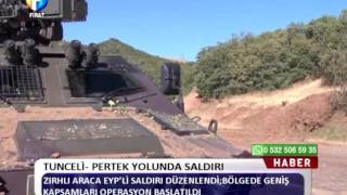 Kanal Fırat Haber - Tunceli-Pertek Yolunda Saldırı