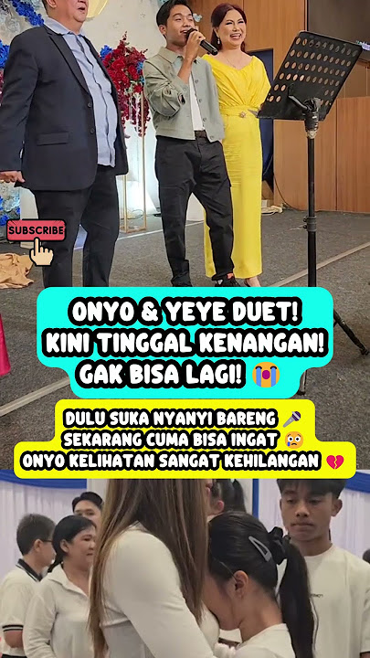 Onyo Dulu Sering Nyanyi Bareng Yeye 😭 Sekarang Tinggal Kenangan 💔#sarwendah