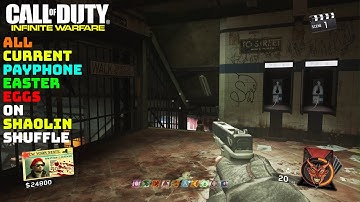 Infinite Warfare Zombies: All Current PayPhone Easter Eggs On Shaolin Shuffle