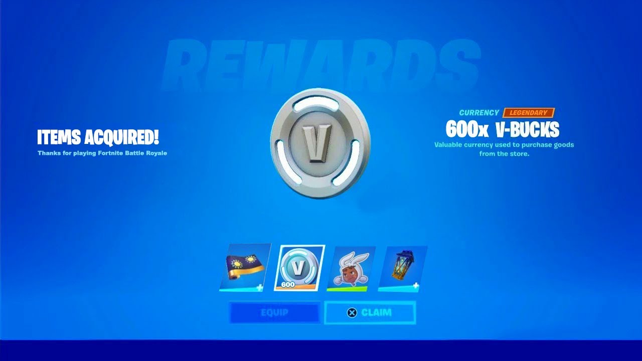 free v-bucks reward