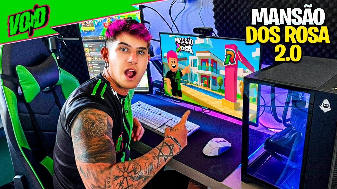 ENCONTREI A NOVA MANSÃO DOS ROSA NO BROOKHAVEN* era real!