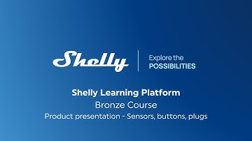 Shelly product introduction - Smart sensors, buttons & plugs