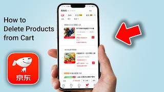 How to Delete Products from Cart in JD Shopping App
