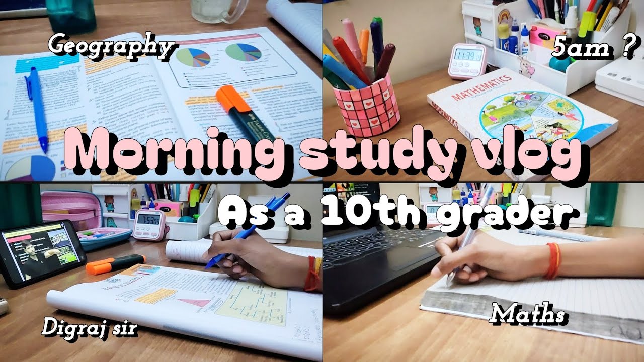 Morning study vlog as a cbse 10th grader 🧿 #best #class10 #geography # ...