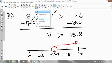 6 1 Solve Inequalities using Addition and Subtraction - Neel