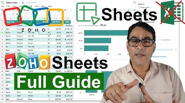How to Use Zoho Sheets (Full Guide) Best Free Excel Alternative