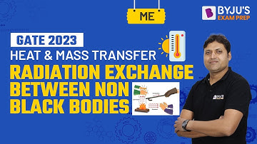 GATE 2023 Mechanical (ME) | Radiation Exchange b/w Non-Black Bodies | Heat & Mass Transfer (HMT)