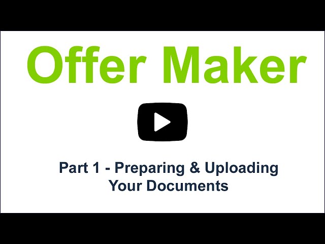 Offer Maker Documents
