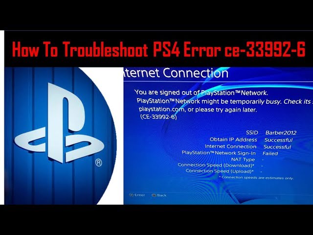 その他 user_00e74928 How To Troubleshoot PS4 Error ce-33992-6 (Tutorial) - YouTube