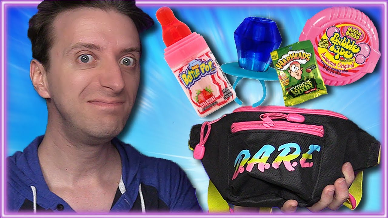 I Got a D.A.R.E. Fanny Pack Full of 90s Candy (and I'm gonna eat them all)