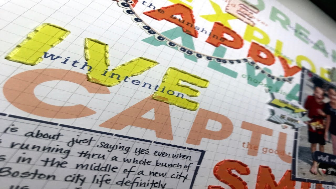 Process Video: Love Happy Live Smile (CMG Scraplift Saturday) video phone beyonce mp3