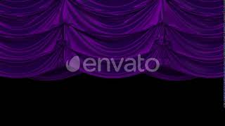 Purple Vertical Curtain | Motion Graphics - Envato elements