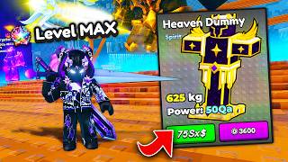 Unlocking MAX LEVEL Heaven Dummy in Lucky Block Rush! (Roblox) screenshot 4