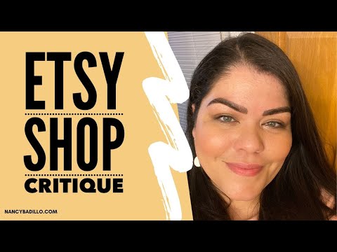 Etsy Shop Review | Etsy Tips and Tricks | Nancy Badillo