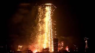 احتفالات رأس السنة 2020 في دبي(برج ايفل في باريس,امريكا,لندن) اضخم 10 العاب نارية