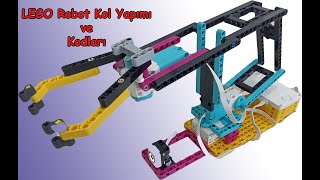 LEGO Spike Robot Kol Yapımı ve Kodları (Robotic Arm)