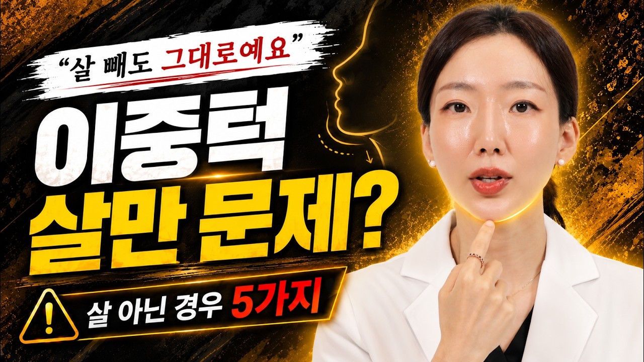 이중턱, 살 빼도 안 없어지는 이유가 있습니다 | 목·턱선 노화의 5가지 원인 | 이중턱, 목주름, 턱선관리 | 차이의원 조원진 대표원장