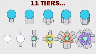 11 Tiers of Arras.io Tanks. screenshot 2