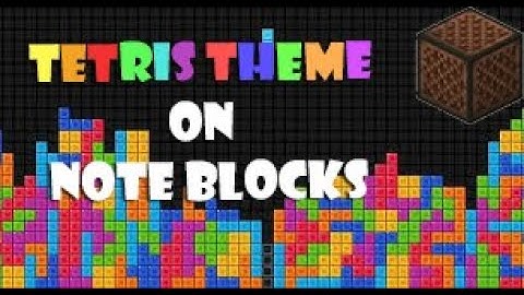 Tetris on note blocks