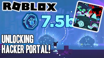 Unlocking The Glitch Hacker Portal in Pet Simulator X