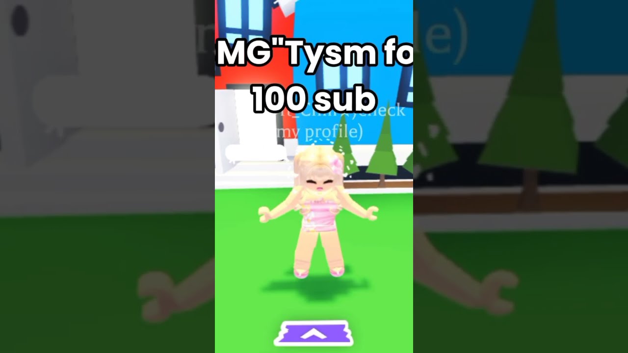 Tysm For 100sub Adoptmeroblox Robloxedit Roblox Edit Robloxgame