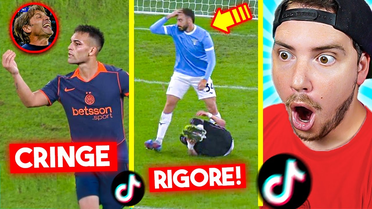 SCANDALO ARBITRI: CHI ha RUBATO in Lazio-Juve?!🔥LITE CONTE-LAUTARO🥊 - REAZIONE TIKTOK sul CALCIO! ⚽