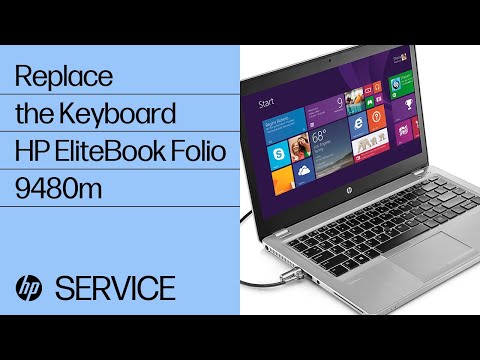 Replace the Keyboard | HP EliteBook Folio 9480m | HP