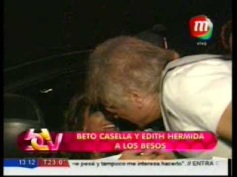 Beto Casella y Edith Hermida a los besos en BDV
