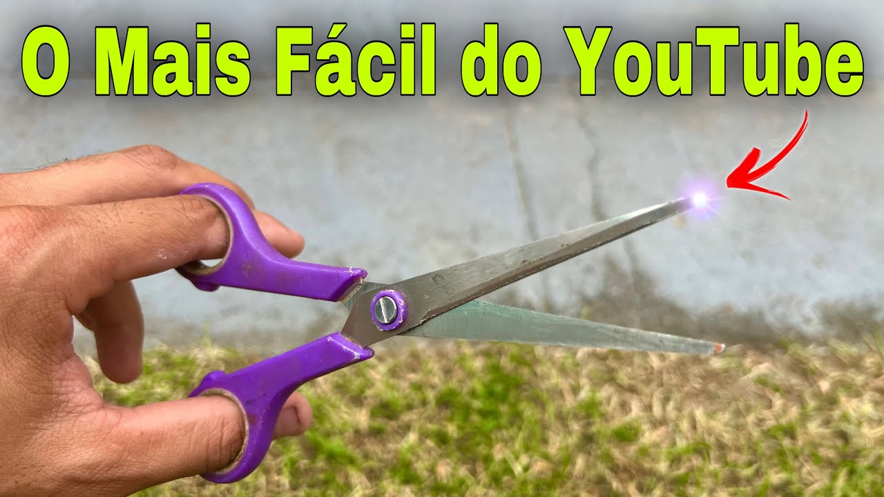 💣 Como Amolar TESOURA igual NAVALHA