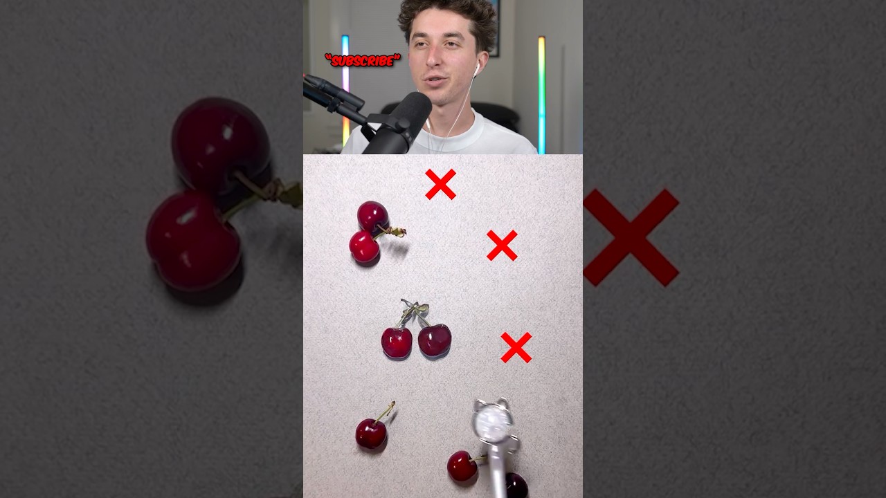 Spot The Cherry Drawing Challenge 🤯✍️