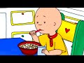 Caillou y el Reto de Comida | Caillou en Español Castellano