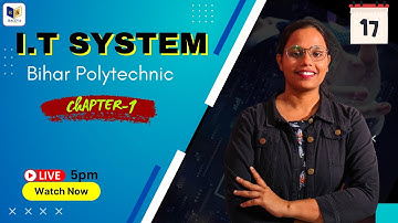 #17 it system 1st semester | polytechnic 1st semester it system, bihar polytechnic/raceva semester