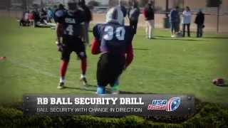 Ball security drill: Running backs