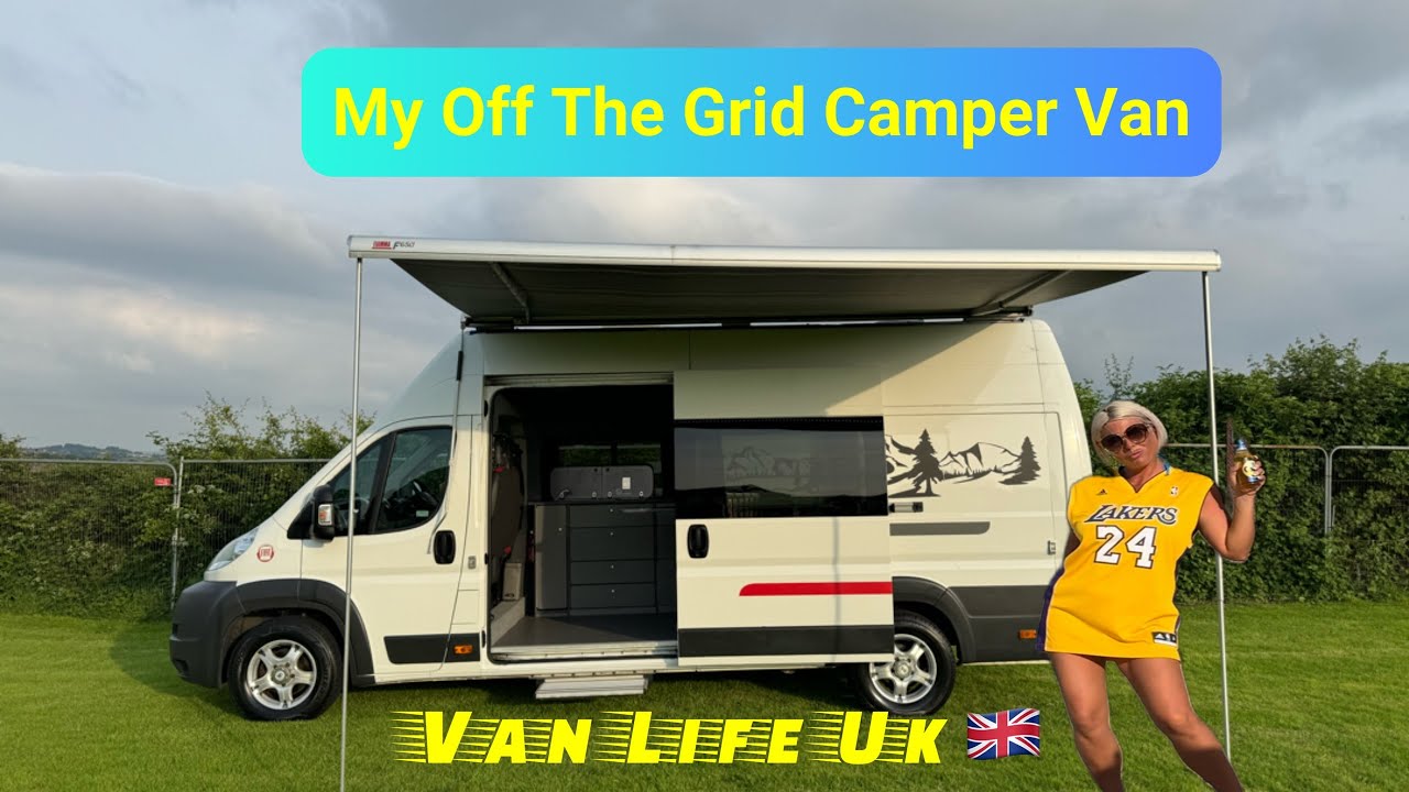 Camping Uk - My Off Grid Camper Van Conversion Tour - Van Life - YouTube