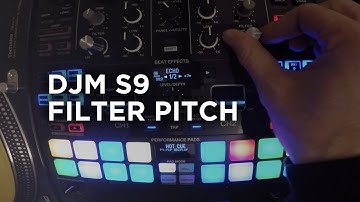Pioneer DJM S9 Pitch Filter Effect and how to enable & use Effect Banks.