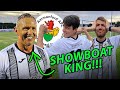 We travelled 400 miles to watch Showboat KING Lee Trundle play football! 👑 Ammanford v Briton Ferry