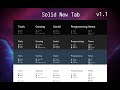 Solid New Tab