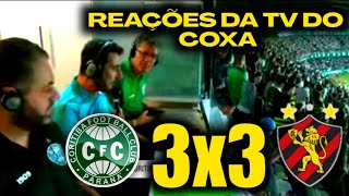 REAÇÕES DO COXA - CORITIBA 3X3 SPORT [COPA DO BRASIL 2023]