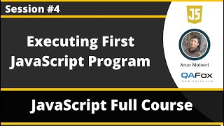 Executing the JavaScript code - Let's Begin (JavaScript for Beginners - Part 4)