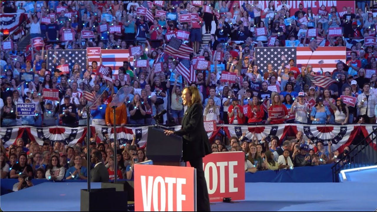 Kamala Harris' Final Madison WI Rally - YouTube