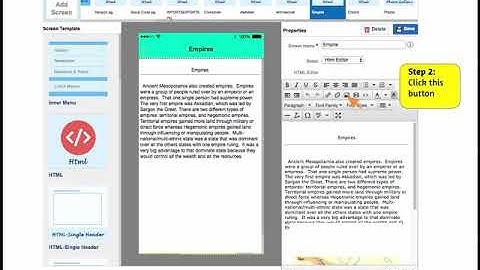 MAD-learn Tutorial:  Embedding Media to HTML Screens