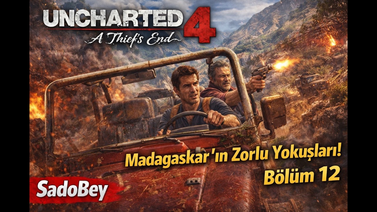 Uncharted 4: A Thief’s End – Bölüm 12 | Madagaskar serisi resmen başlıyor!