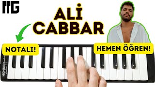ALİ CABBAR - Emir Can İğrek || Kolay Melodika Notaları Resimi